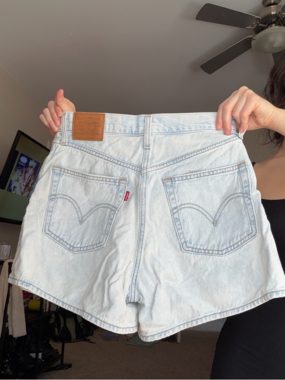 Levi’s Light Wash Denim Shorts